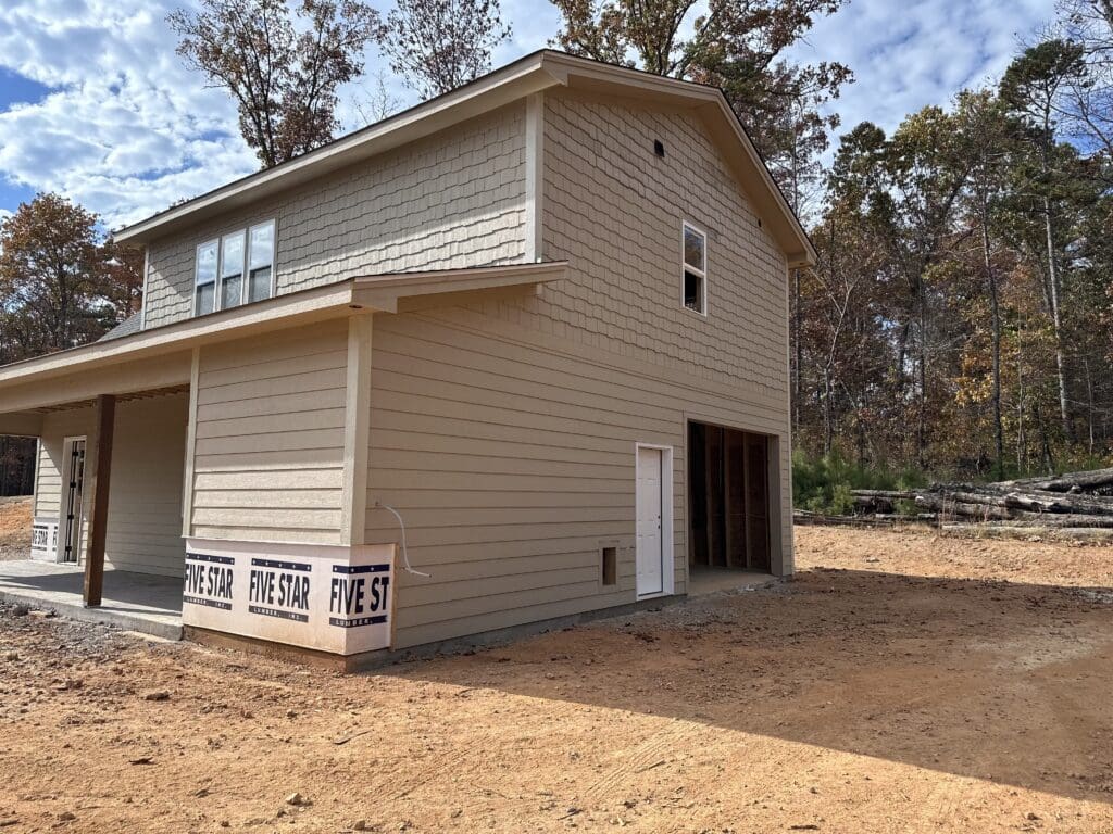 Elite Brushworks painted the exterior of this new construction home in North Alabama